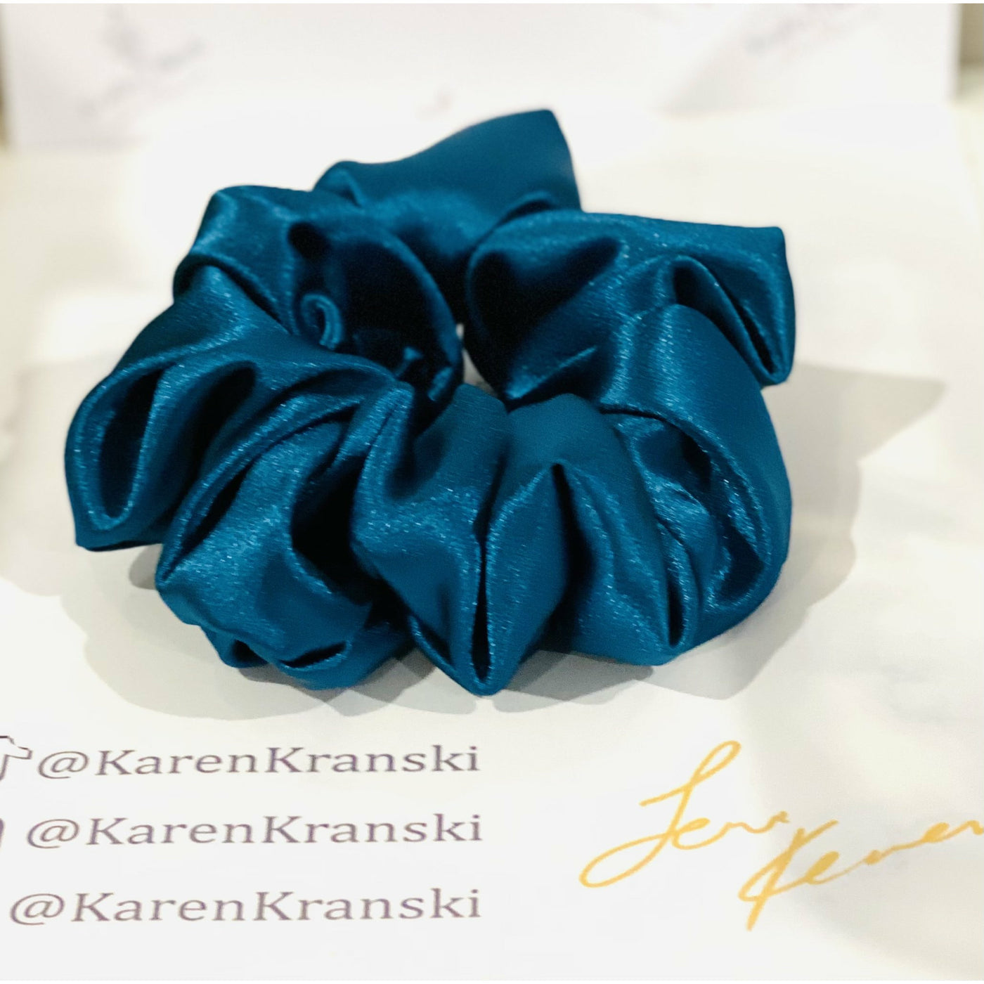 Emerald Green Scrunchie