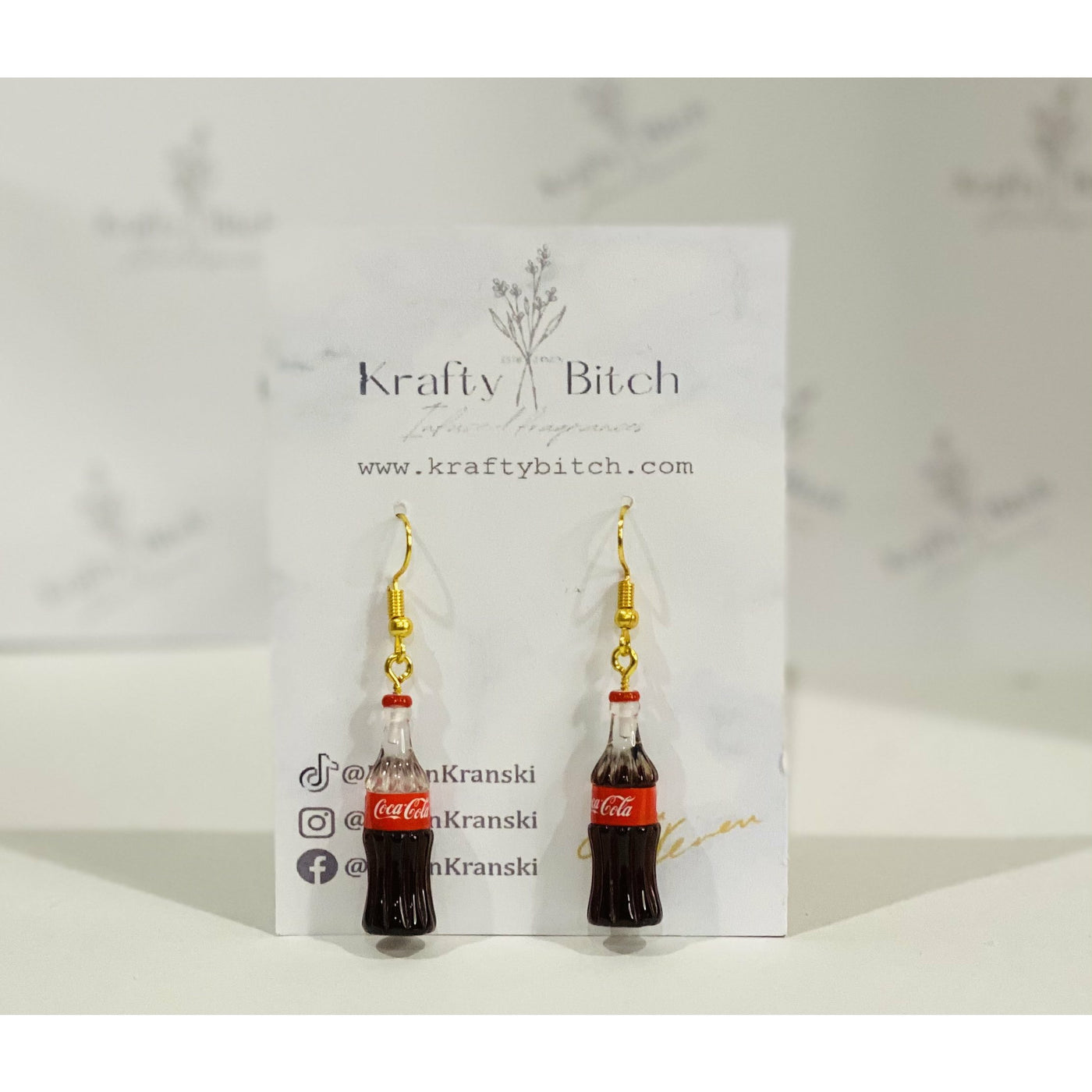 Coca Cola Earrings