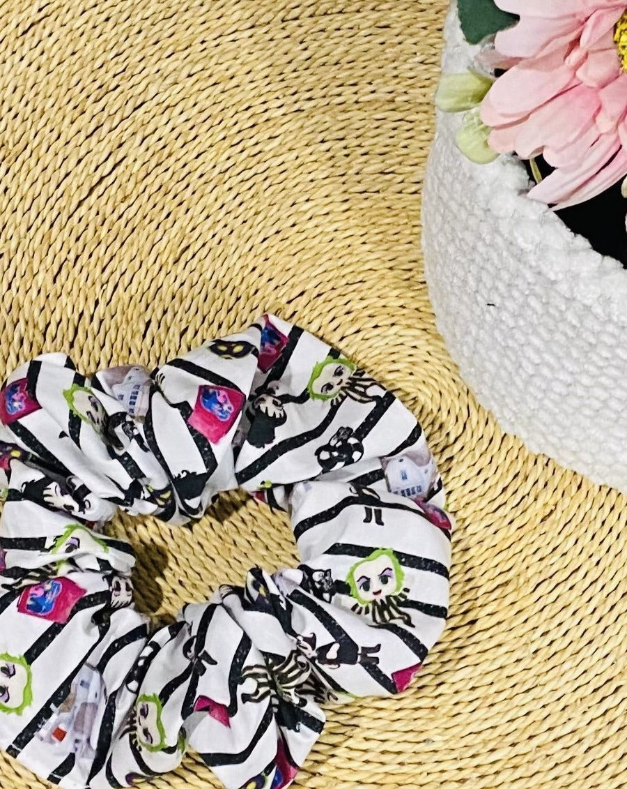 Beetlejuice Scrunchie