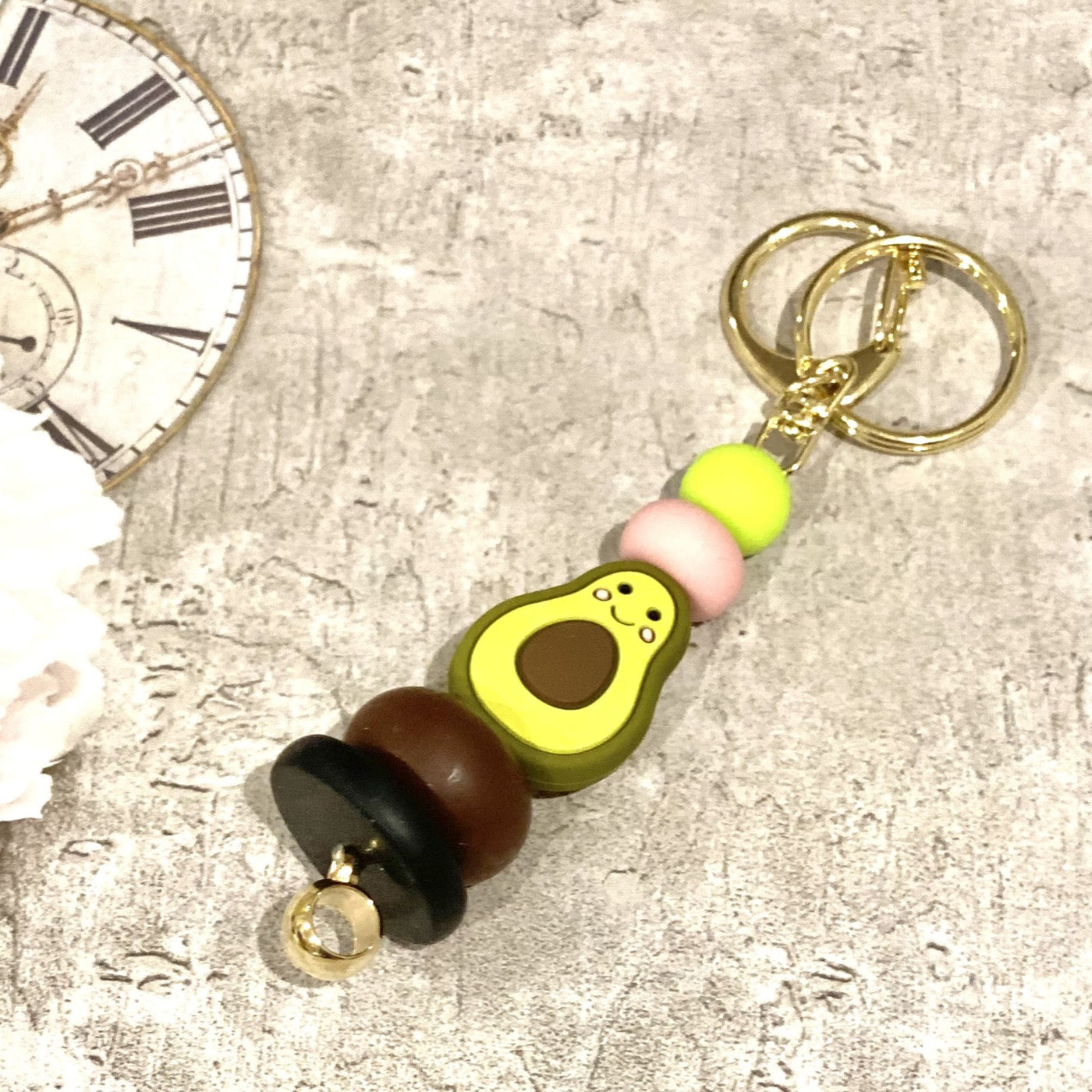 Avocado Keychain