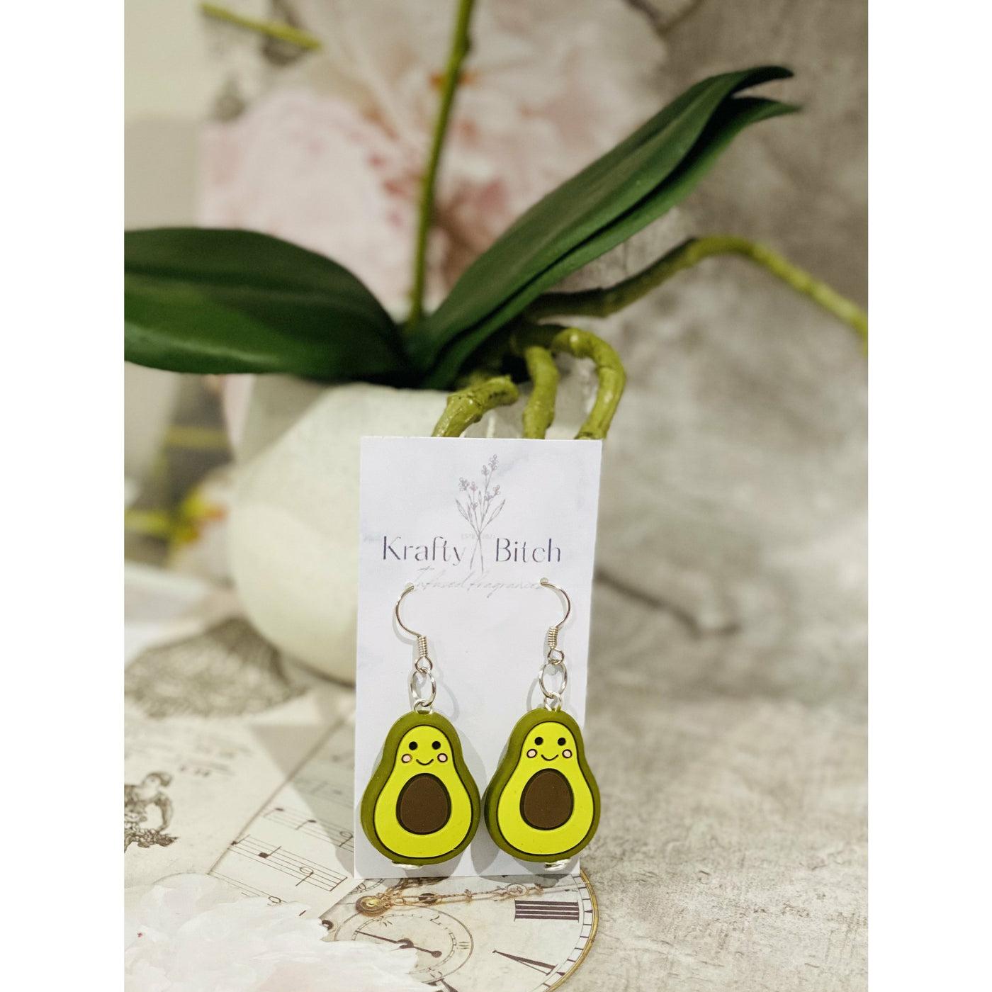 Sweet Avocado Earrings