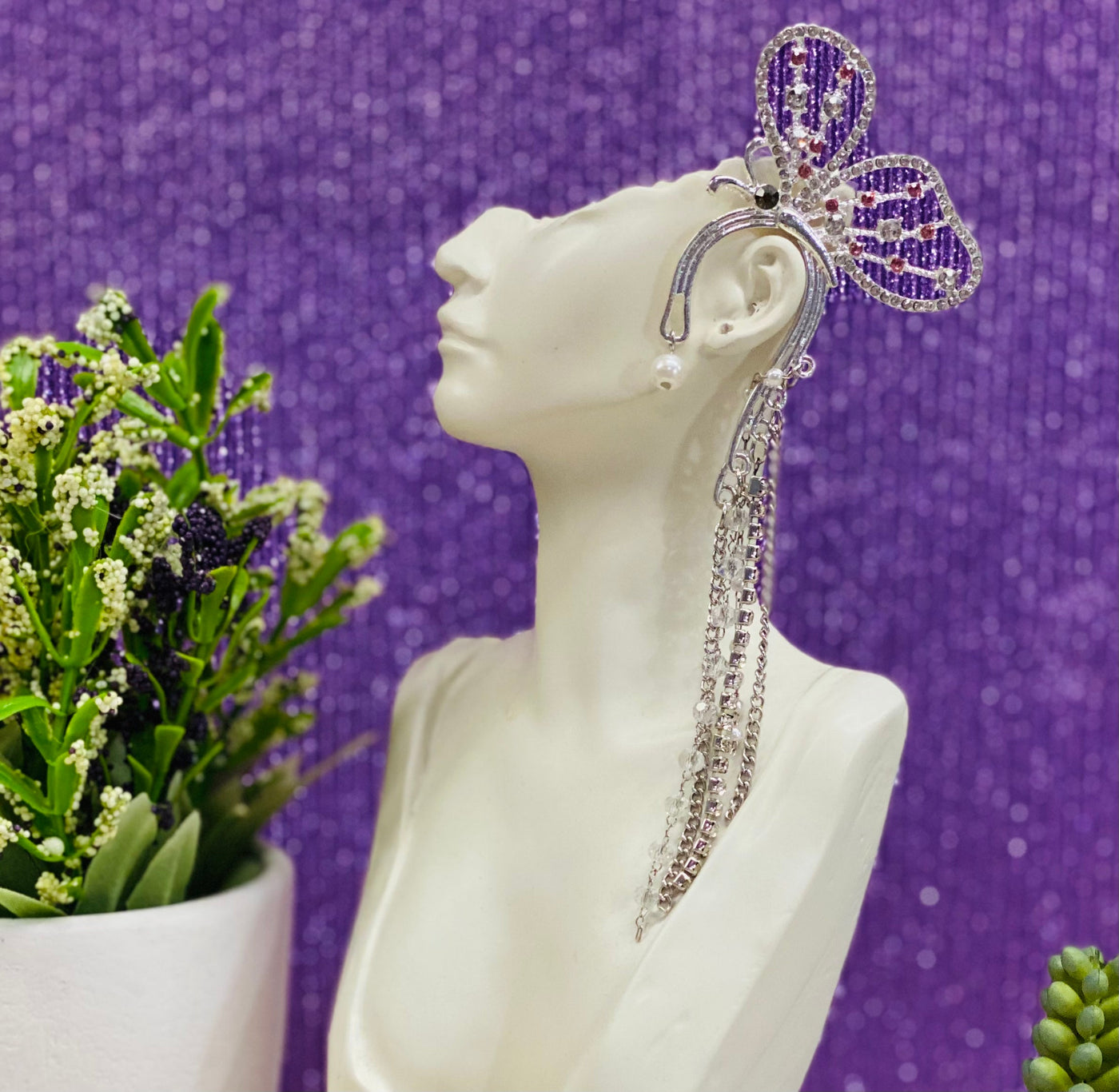 Evening Bling Ear Cuff (Left)