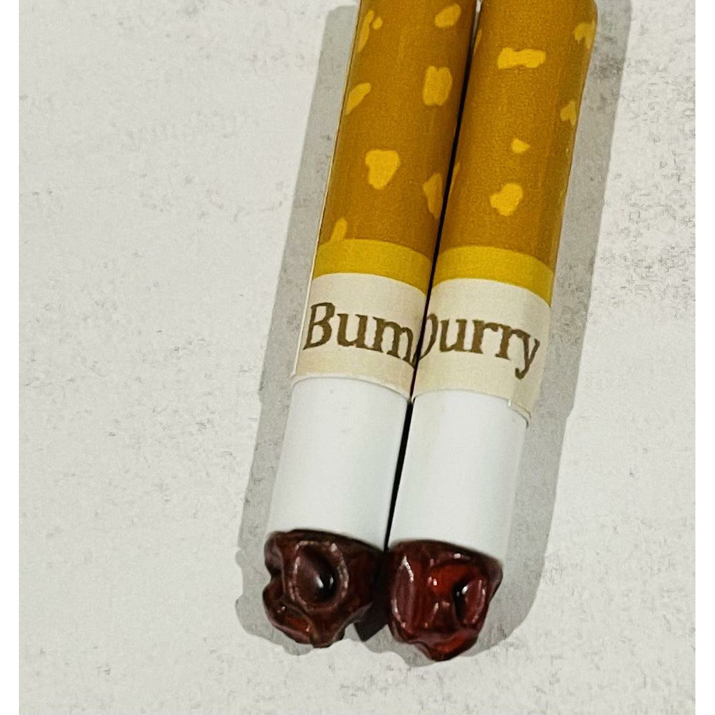 BumADurry Cigarette short earrings