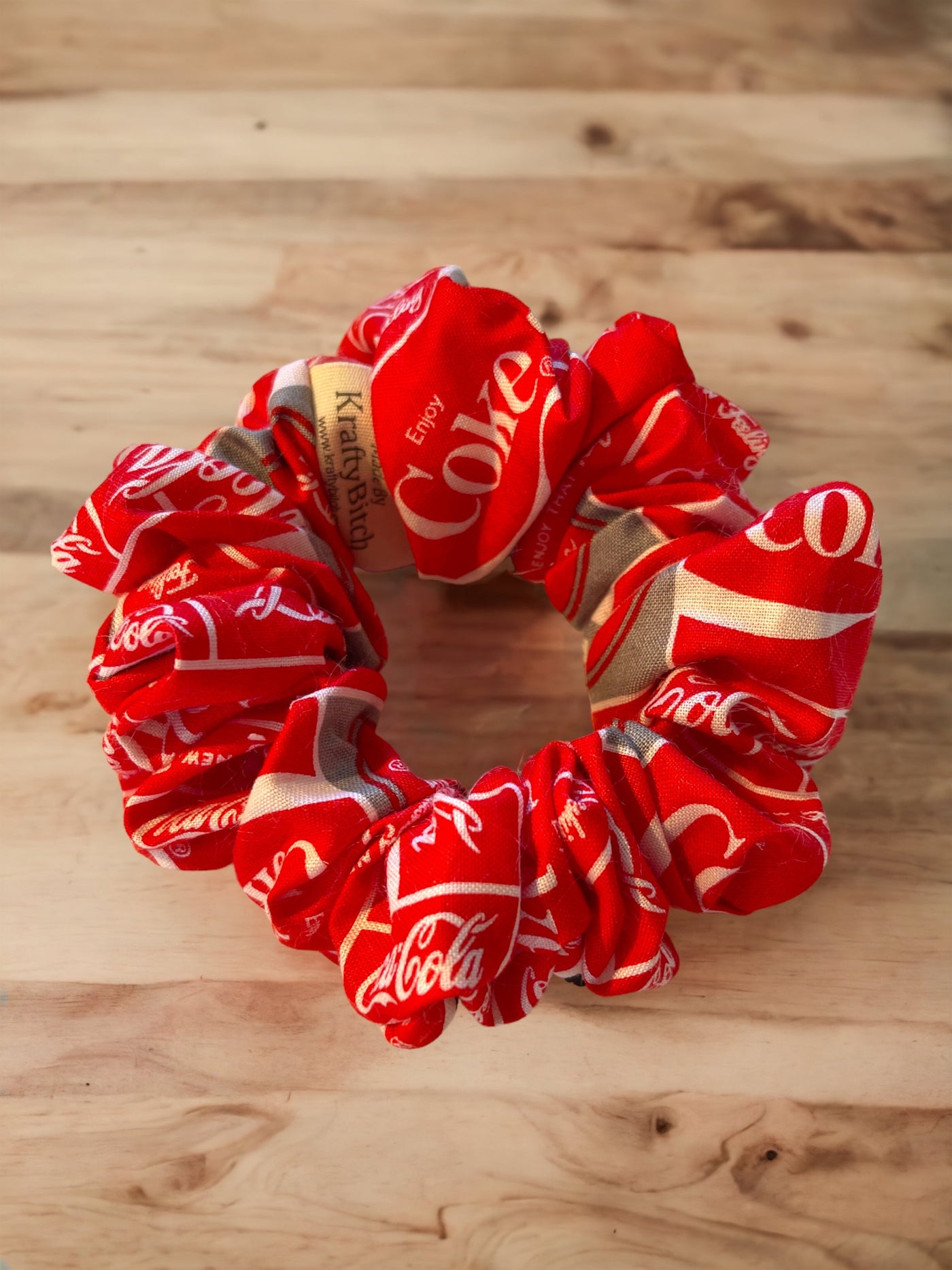 Coca Cola Scrunchie