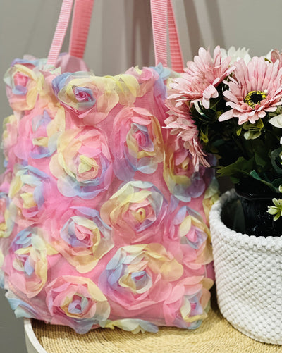 Flower tote bag
