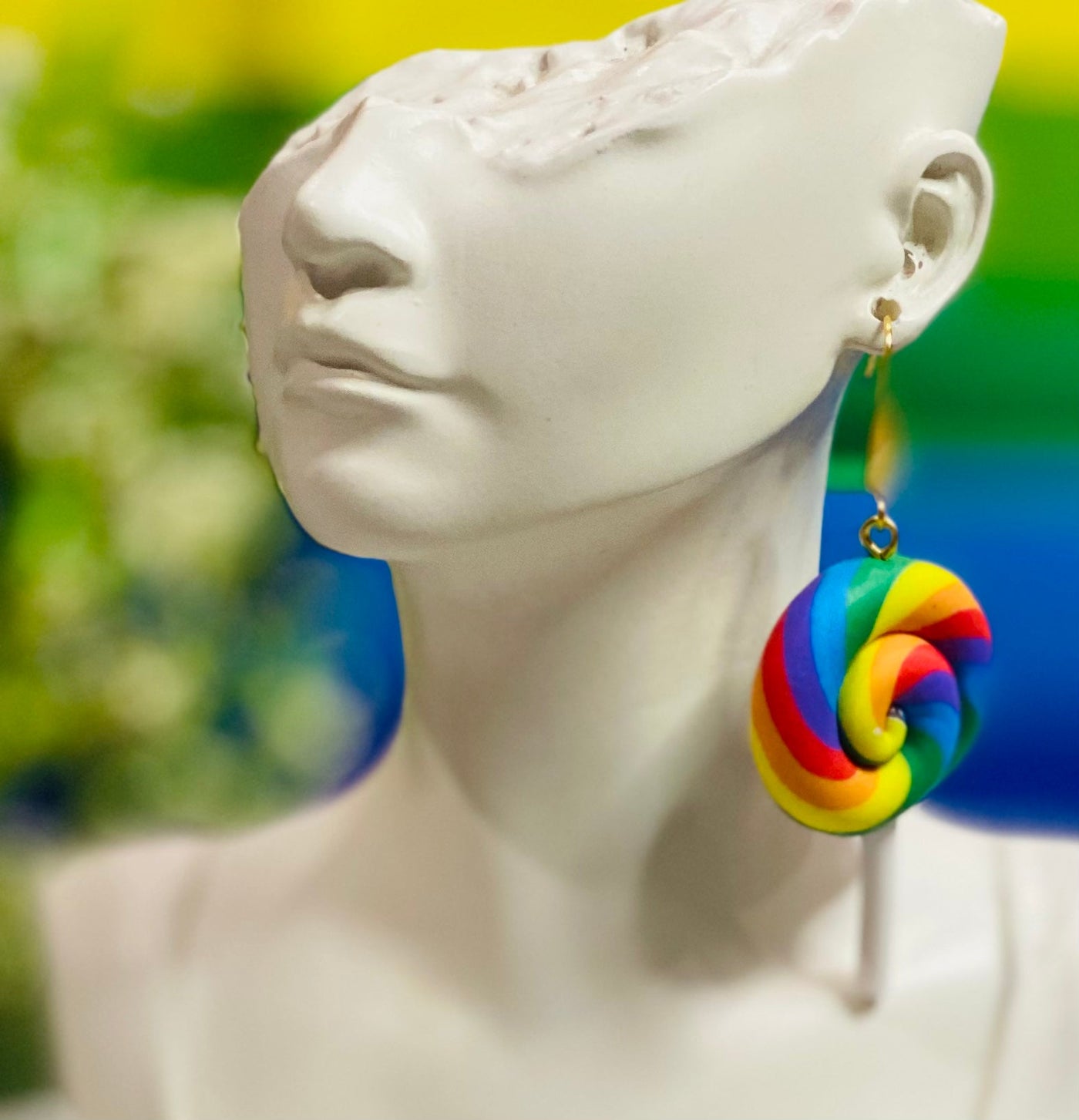 Lgbt lolli pop earrings